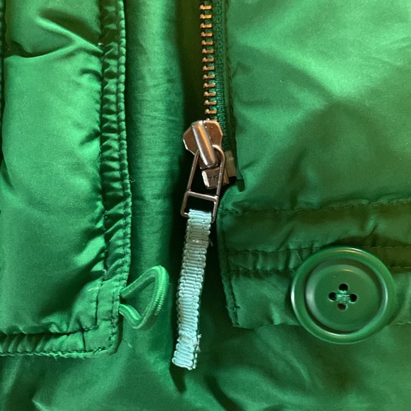 J. Crew Puffer Vest. Green. Size Small. - Picture 3 of 9
